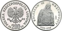 200 złotych 1982, Warszawa, BOLESŁAW III KRZYWOU