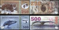 tereny Arktyki, zestaw 14 banknotów