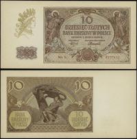 10 złotych 1.03.1940, seria L. , numeracja 67774