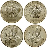 Polska, zestaw 2 x 10.000 złotych, 1987