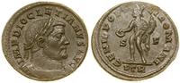 follis (303–305), Trewir, Aw: Popiersie cesarza 