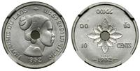 10 centów ESSAI 1952, PRÓBA, aluminium, nakład j