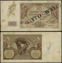 10 złotych 1.03.1940, seria L. , numeracja 69388
