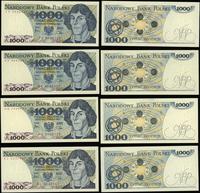 zestaw: 4 x 1.000 złotych 1.06.1982, serie: FP, 
