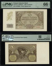 10 złotych 1.03.1940, seria J, numeracja 6738964