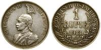 1 rupia 1913 J, Hamburg, patyna, AKS 619, Jaeger