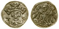 denar 1549, Gdańsk, patyna, Białk.-Szw. 404 (R2)
