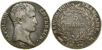 Francja, 5 franków, AN XIII (1804-1805) M