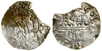 denar (1054–ok. 1060), Aw: Półpostać na wprost z