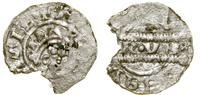 denar, Leeuwarden, Aw: Popiersie cesarza Henryka