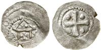 denar (1031–1051), Aw: Kapliczka z czterema klin