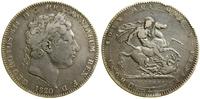 1 korona 1820, Londyn, srebro, 27.91 g, rzadki t