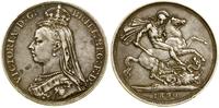 1 korona 1890, Londyn, srebro próby 925, 28.17 g
