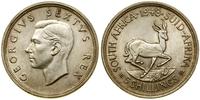 5 szylingów 1948, Pretoria, srebro próby 800, 28