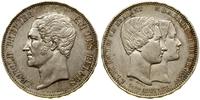 5 franków zaślubinowe 1853, Bruksela, lekko prze
