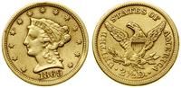 2 1/2 dolara 1869 S, San Francisco, typ Liberty 