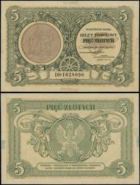 5 złotych 1.05.1925, seria D, numeracja 1628090,
