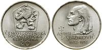 Czechosłowacja, 20 koron, 1972