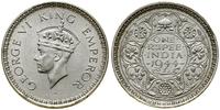 1 rupia 1944, Bombaj, srebro próby 500, ok. 11.6