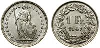 Szwajcaria, 1 frank, 1947 B