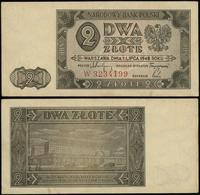 2 złote 1.07.1948, seria W, numeracja 3234199, z