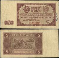 5 złotych 1.07.1948, seria BL, numeracja 5031397