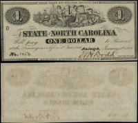 1 dolar 1.01.1863, seria D, numeracja 1456, złam