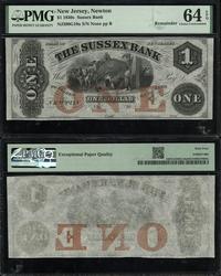 1 dolar 18...(ok. 1850), seria B, niewypełniony 