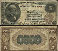5 dolarów 17.06.1885, seria K 612624Ɛ / 13998, n