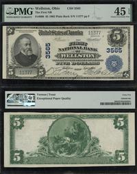 5 dolarów 1.09.1906, numeracja 11377, numer bank