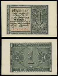 1 złoty 1.08.1941, seria BB, numeracja 4553576, 