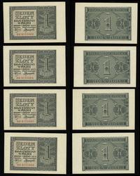zestaw: 4 x 1 złoty 1.08.1941, serie BB, razem 4