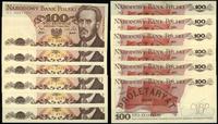 Polska, zestaw 6 x 100 złotych, 17.05.1976