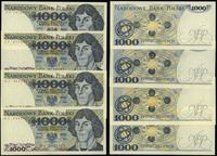 Polska, zestaw: 4 x 1.000 złotych, 1975–1979