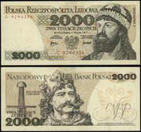 2.000 złotych 1.05.1977, seria C, numeracja 9294