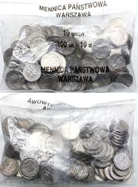 Polska, worek menniczy 100 x 10 groszy, 1990