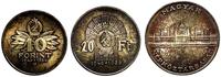 zestaw monet pamiątkowych: 10, 20, 25 forintów 1