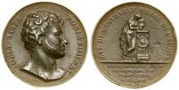 Polska, medal wybity na pamiątkę śmierci księcia Józefa Poniatowskiego – kopia medalu wykonana najprawdopodobniej w hucie w Biał