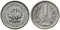 1 złoty 1966, Warszawa, aluminium, Parchimowicz 