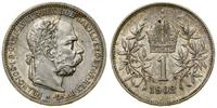 1 korona 1902, Wiedeń, srebro próby 835, rysa na