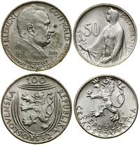 zestaw: 50 koron i 100 koron 1947, 1951, Kremnic