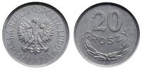 20 groszy 1957, Warszawa, pięknie zachowana mone