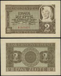 2 złote 1.03.1940, seria B, numeracja 3171577, u