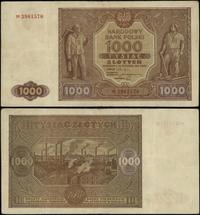 1.000 złotych polskich 15.01.1946, seria M, nume