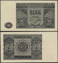 5 złotych 15.05.1946, druk koloru fioletowego, b