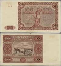 100 złotych 15.07.1947, seria B, numeracja 51477