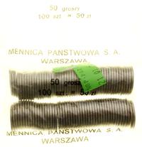 worek menniczy 100 x 50 groszy 1995, Warszawa, m