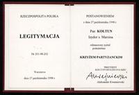III Rzeczpospolita Polska (od 1989), Krzyż Partyzancki