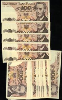 zestaw: 30 x 100 złotych 1986–1988, serie: MB, M