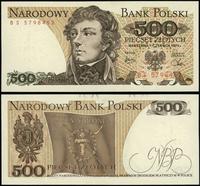 500 złotych 1.06.1979, seria BS, numeracja 57984